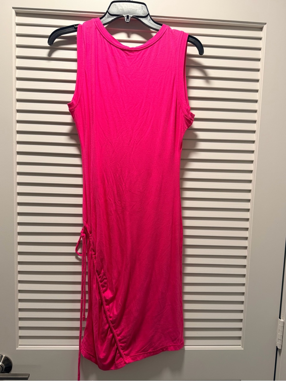 Sugarlips Hot Pink Sleeveless Knit Tank